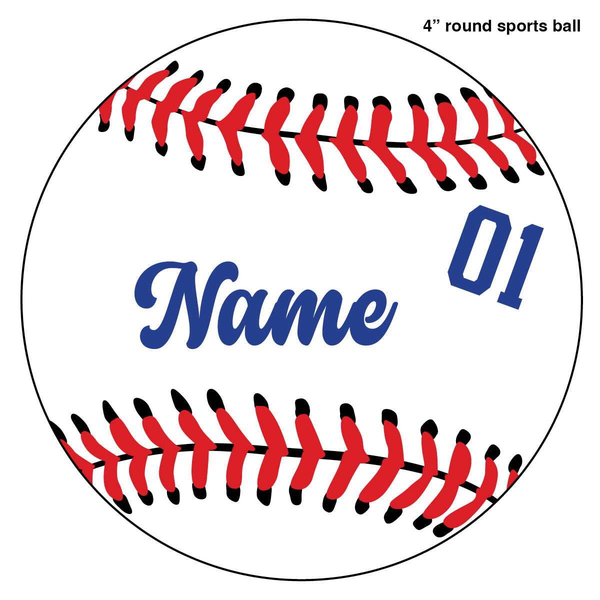 4" Sports Balls - Personalized