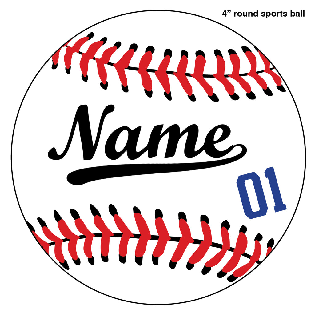 4" Sports Balls - Personalized