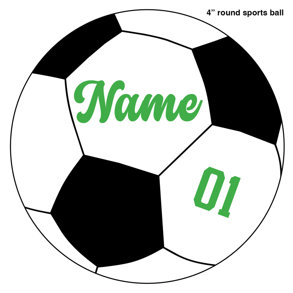 4" Sports Balls - Personalized