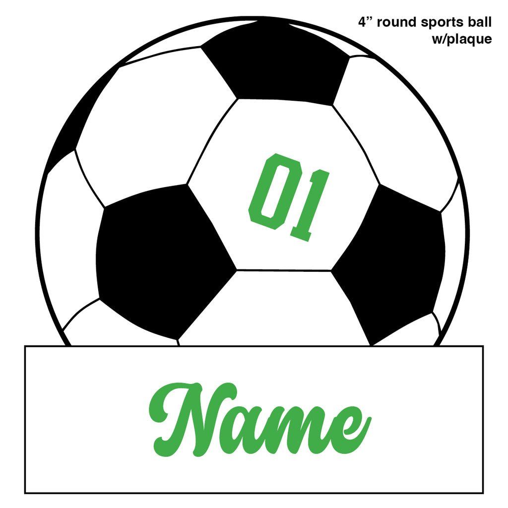 4" Sports Balls - Personalized