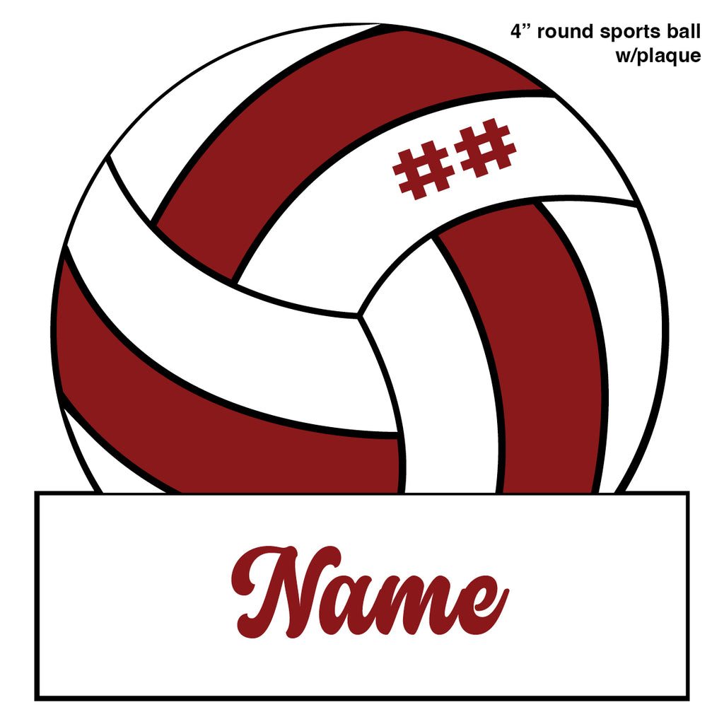 4" Sports Balls - Personalized