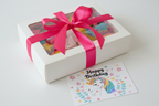 Bright Color Unicorn Cookie Gift Set with Card