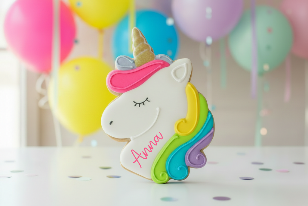 Unicorn Birthday Cookies