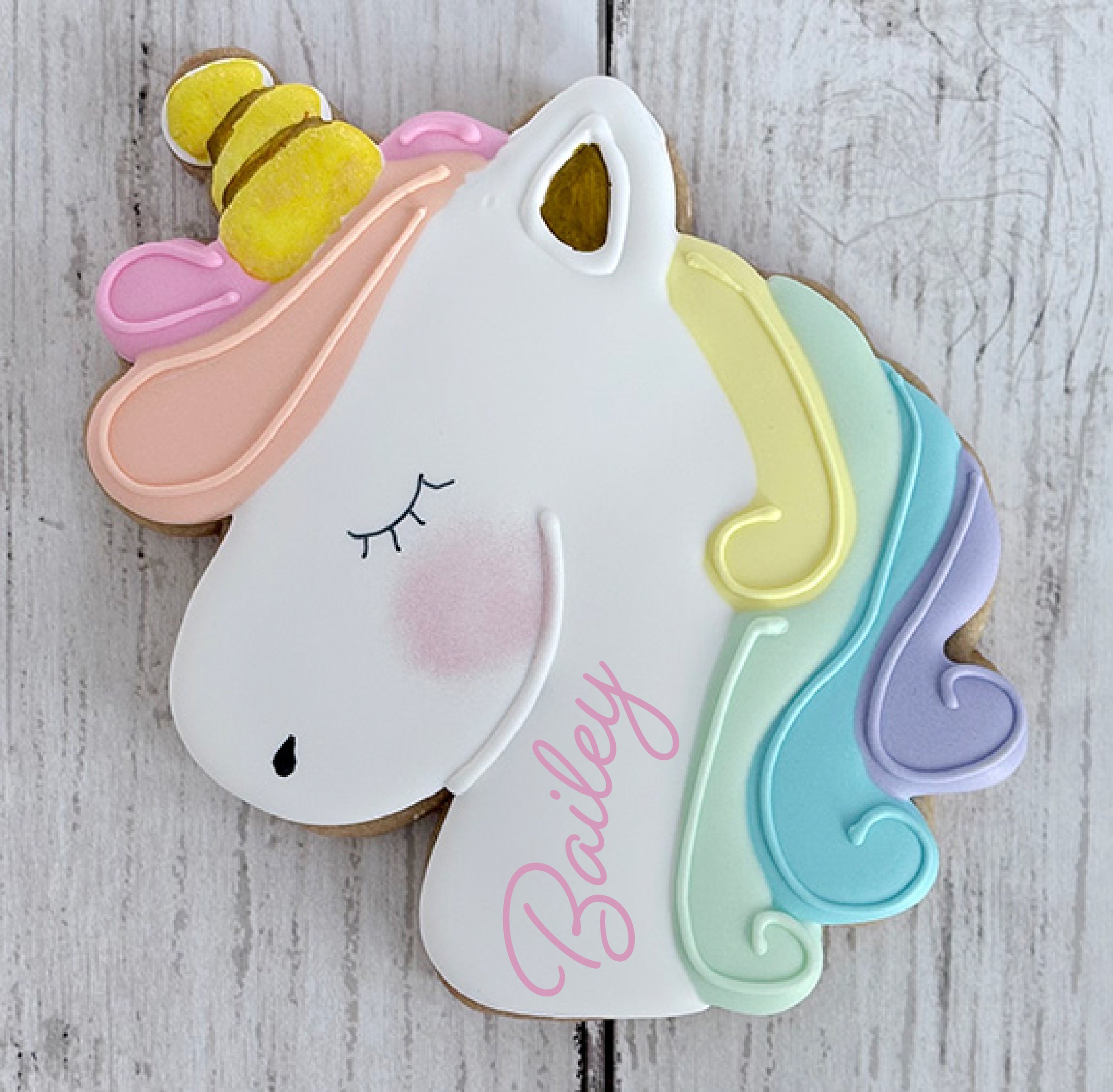 Unicorn Birthday Cookies
