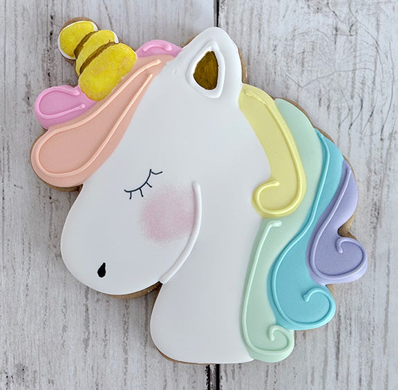 Unicorn Birthday Cookies