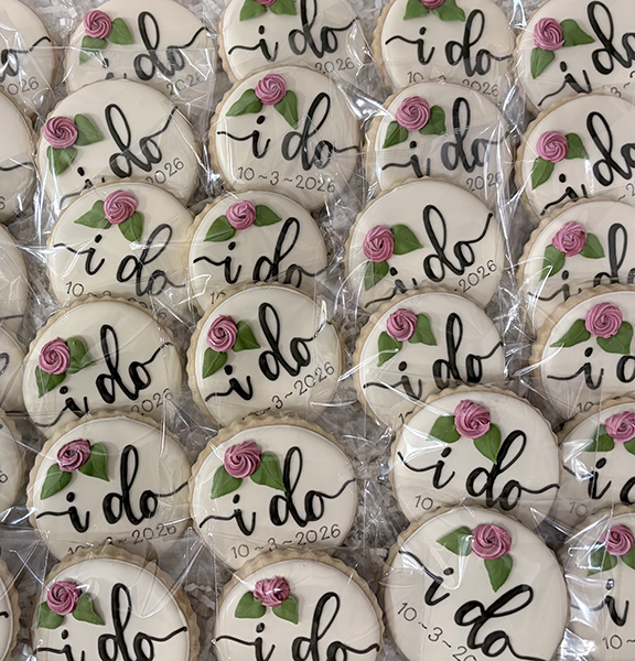"I do" Wedding Sugar Cookie Set